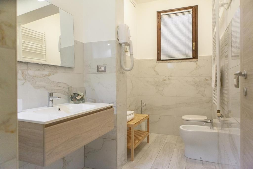 Koupelna v ubytování B&B Lucamaria