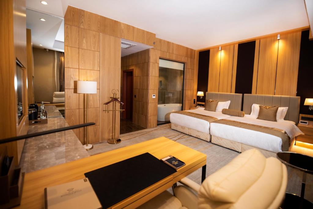 Posezení v ubytování Hotel Diamond Prishtina