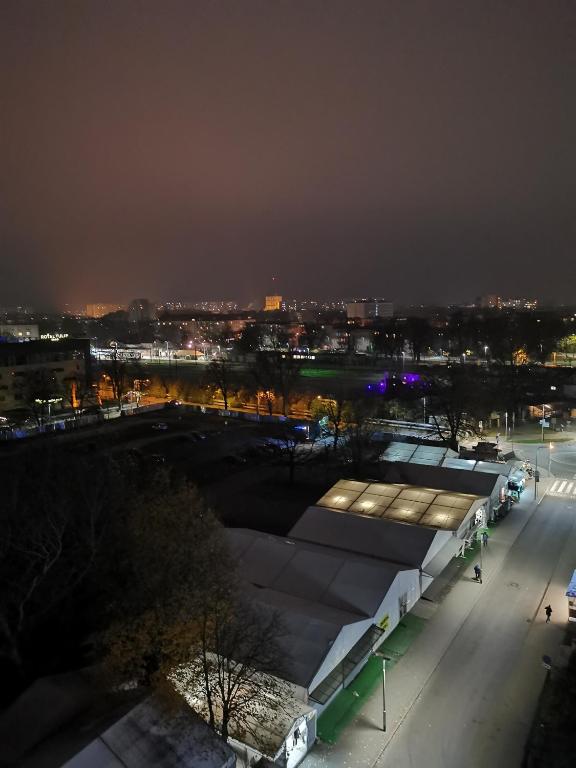 Výhľad na mesto Kołobrzeg alebo výhľad na mesto priamo z apartmánu