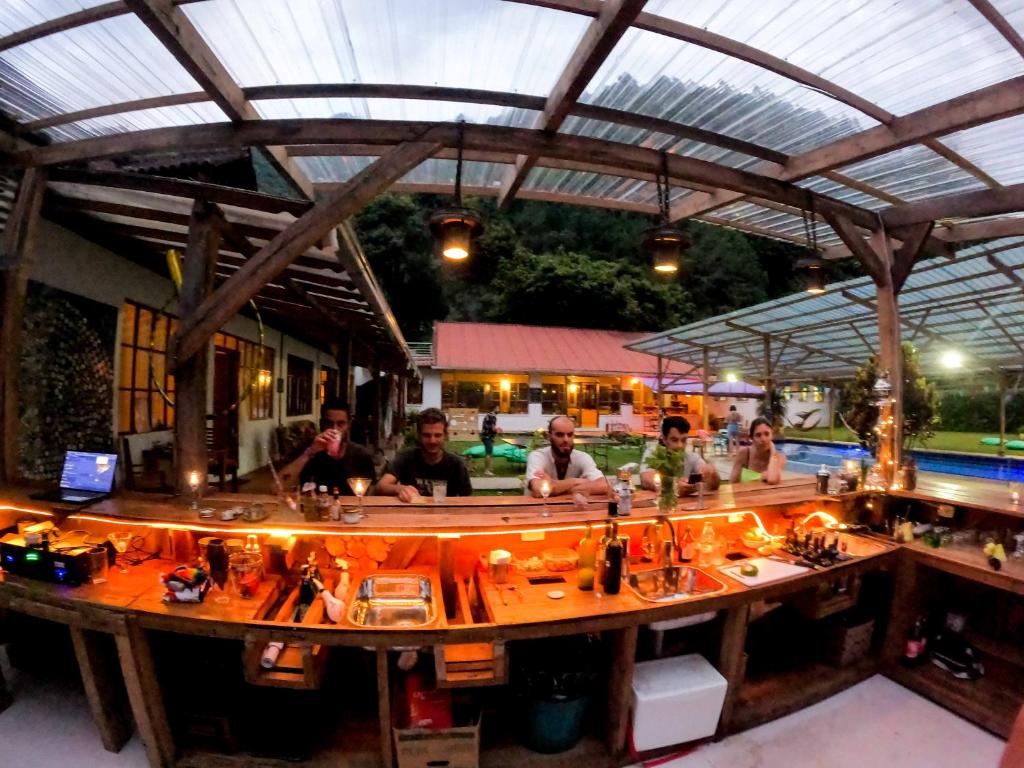 Restaurace v ubytování Mama Tungu hostel