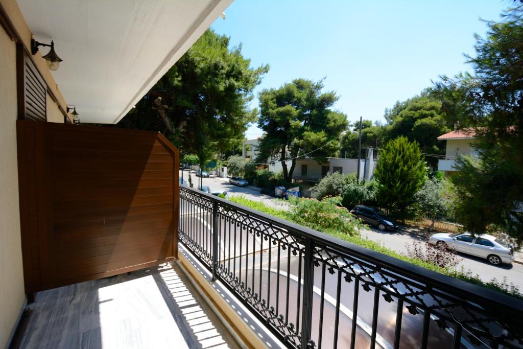 Balkón nebo terasa v ubytování Hotel Chris