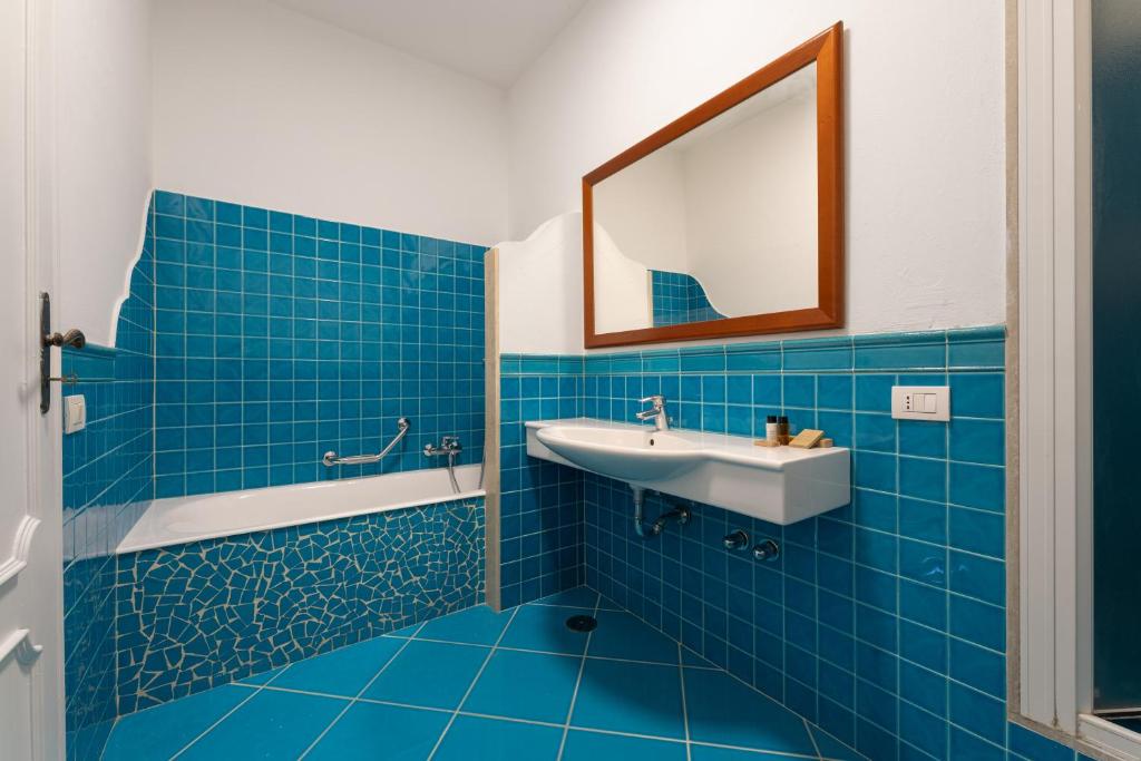 A bathroom at Villa Buon Gesu'