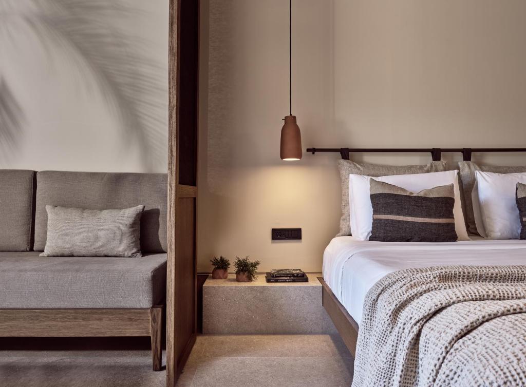 Letto o letti in una camera di Contessina Hotel