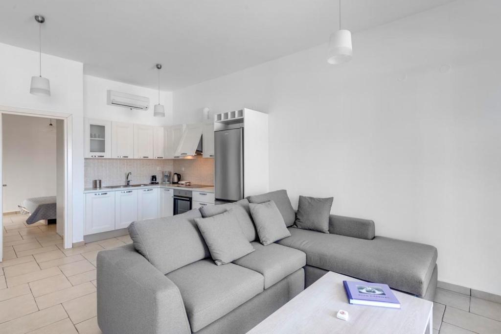 Kuchyň nebo kuchyňský kout v ubytování Waterview Apartments