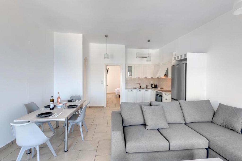 Kuchyň nebo kuchyňský kout v ubytování Waterview Apartments
