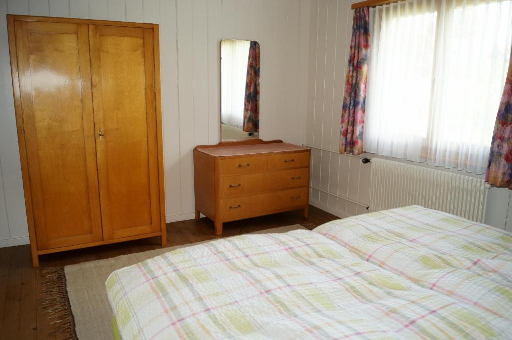 Postel nebo postele na pokoji v ubytování Ferienhaus Schils