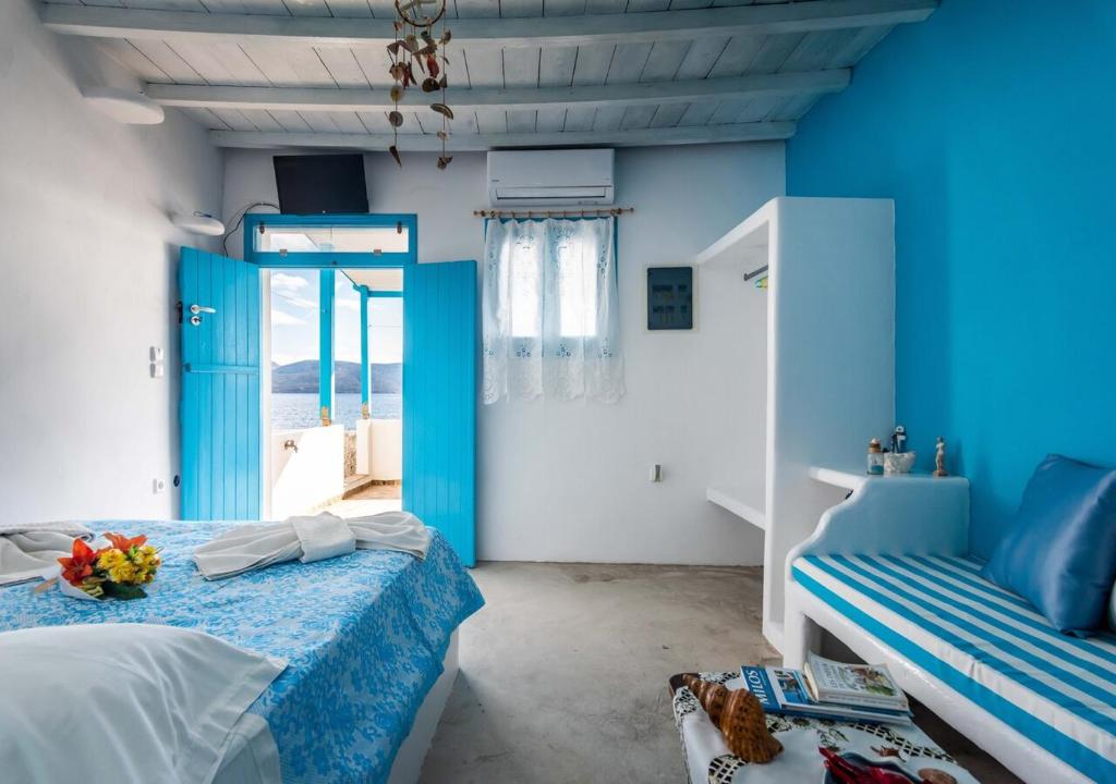 Postel nebo postele na pokoji v ubytování Last Sirma Klima