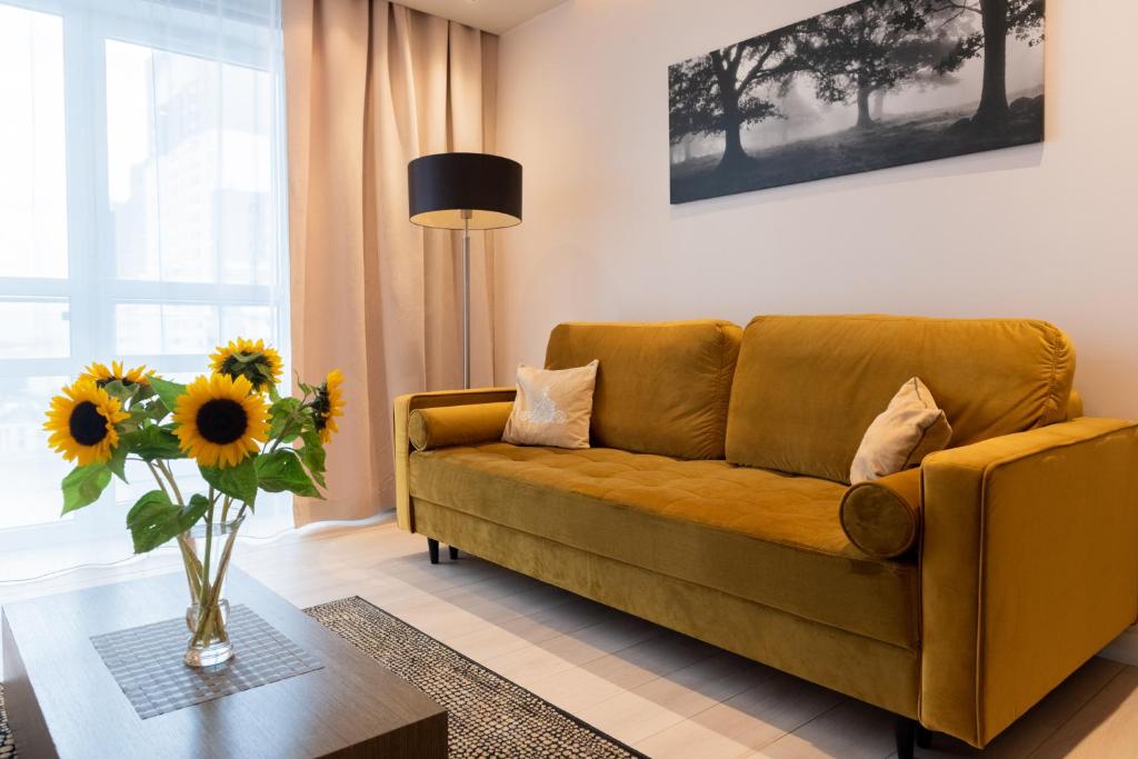 Posedenie v ubytovaní Platinum Towers E-Apartments