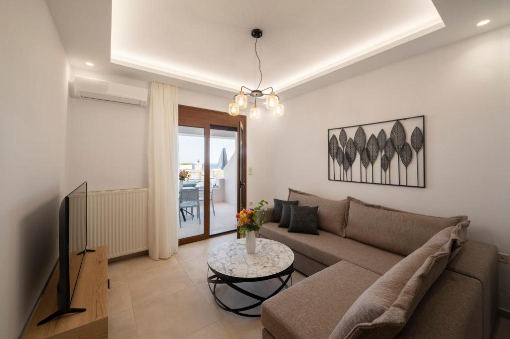 Posezení v ubytování Zen Suites