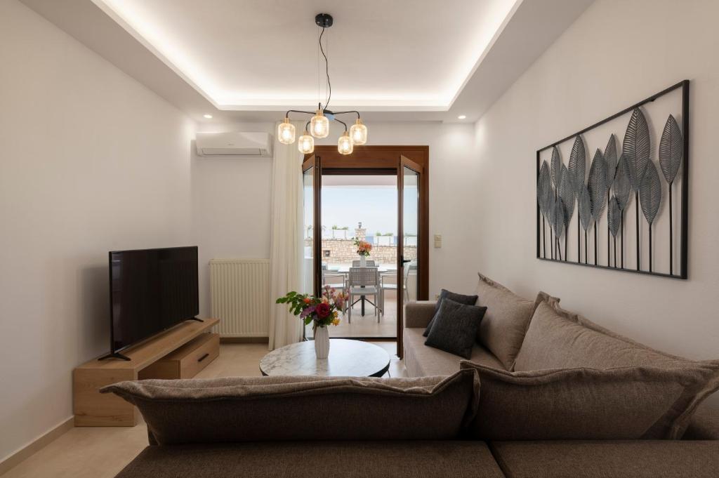 Posezení v ubytování Zen Suites