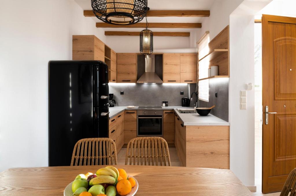 Kuchyň nebo kuchyňský kout v ubytování Zen Suites