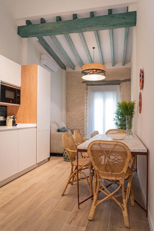 Kuchyňa alebo kuchynka v ubytovaní La Casa del Pintor Apartments