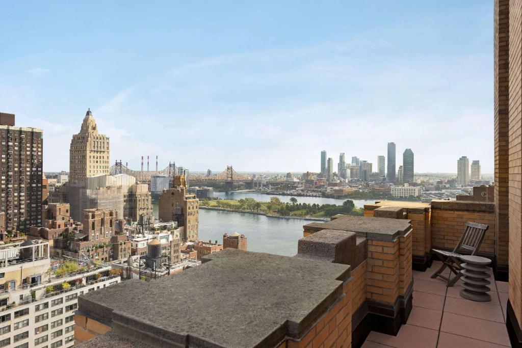 Nespecifikovaný výhled na destinaci New York nebo výhled na město při pohledu z hotelu