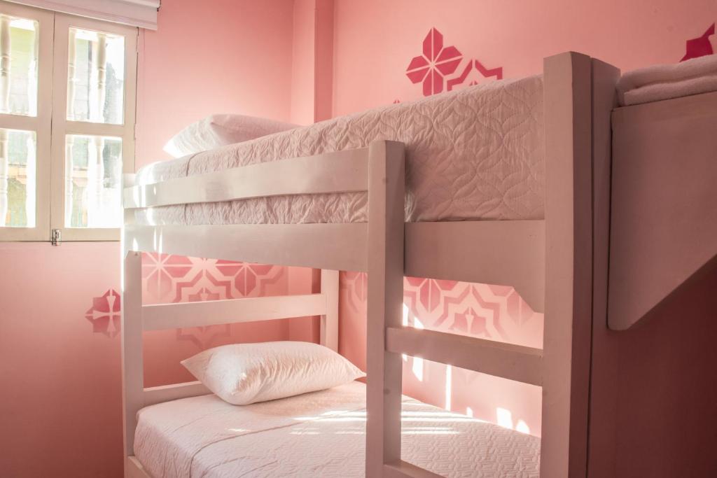 Postel nebo postele na pokoji v ubytování San Felicin Hostel