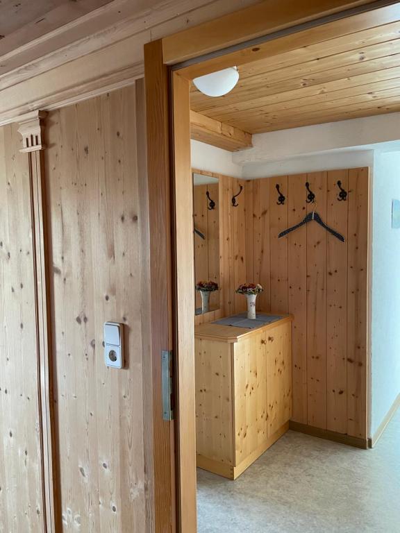 Kuchyň nebo kuchyňský kout v ubytování Neuhauserhof