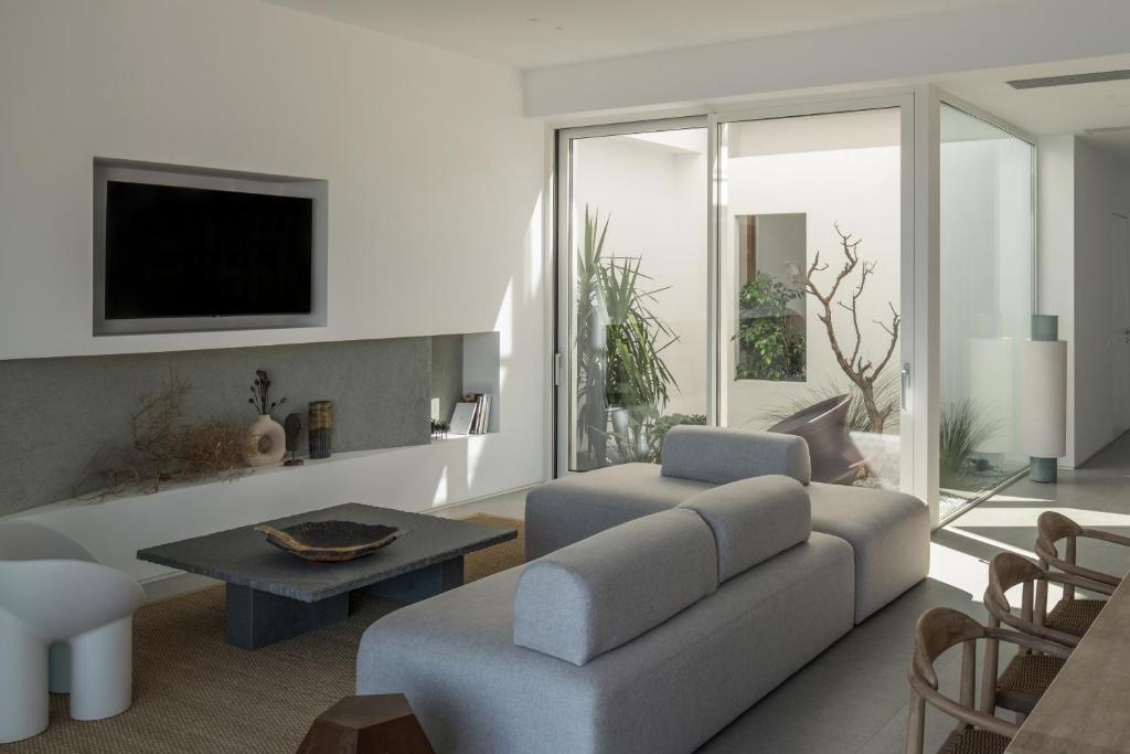 Posezení v ubytování Villa Mimaze Minimalist Living