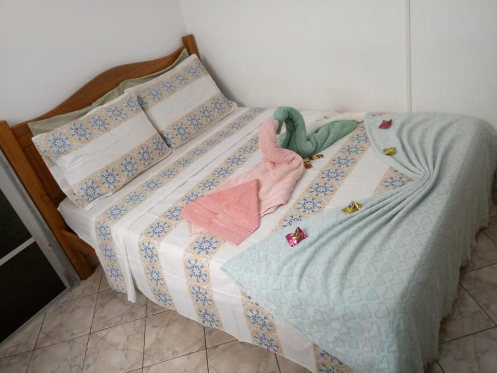 Postel nebo postele na pokoji v ubytování Pousada e Hostel Chapada Suites