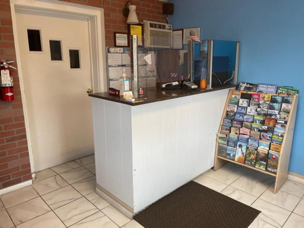 Kuchyň nebo kuchyňský kout v ubytování Ephrata Inn Motel