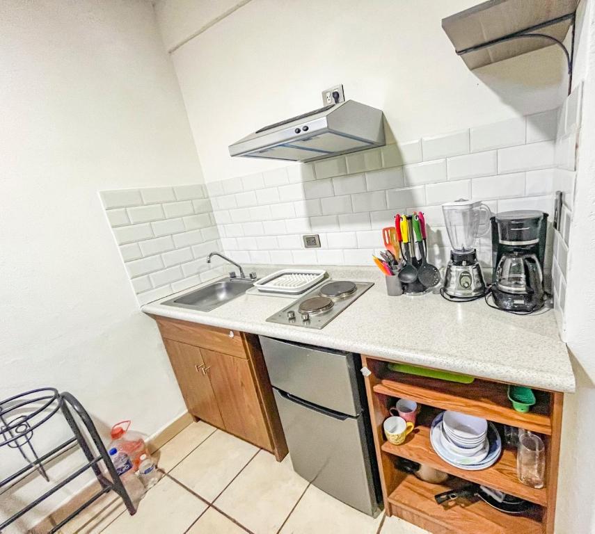 Kuchyň nebo kuchyňský kout v ubytování Casa San Andrés
