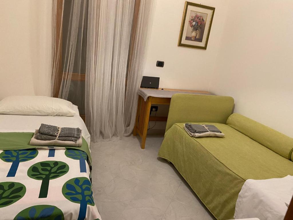 Posteľ alebo postele v izbe v ubytovaní La Casa di Giù