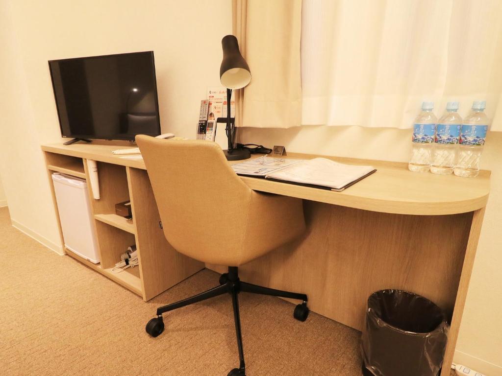 TV a/nebo společenská místnost v ubytování Odawara Terminal Hotel