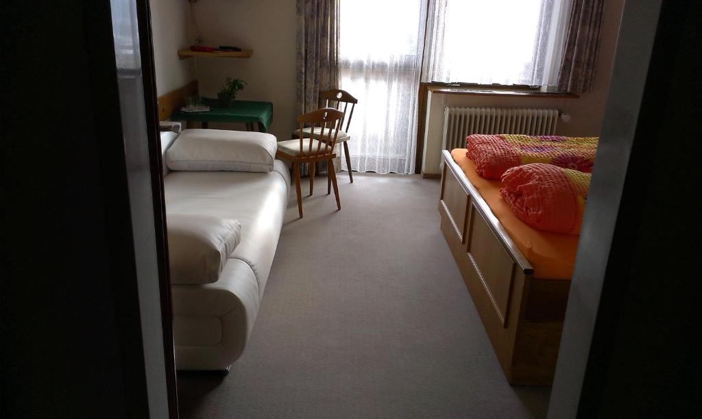 Postel nebo postele na pokoji v ubytování Pension Concordia aktuel