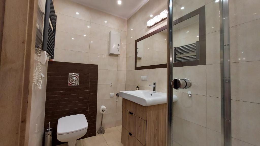 Kúpeľňa v ubytovaní Apartament Widokowy 40