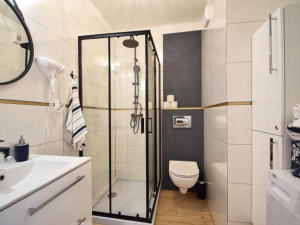 Kúpeľňa v ubytovaní Apartament Navy Blue