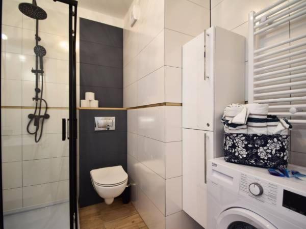 Kúpeľňa v ubytovaní Apartament Navy Blue