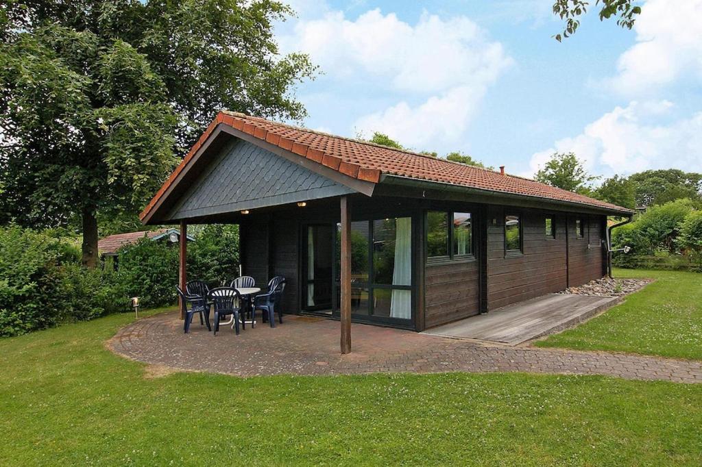Zahrada ubytování Blockhaus in Damp