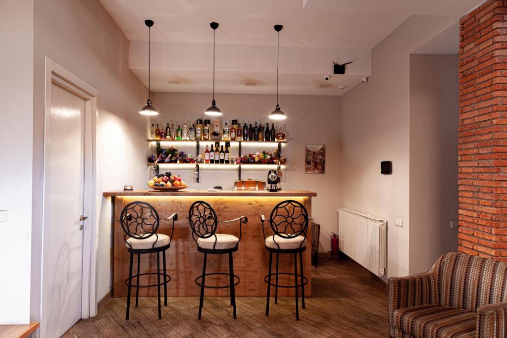 Lounge nebo bar v ubytování Hotel Winoterra