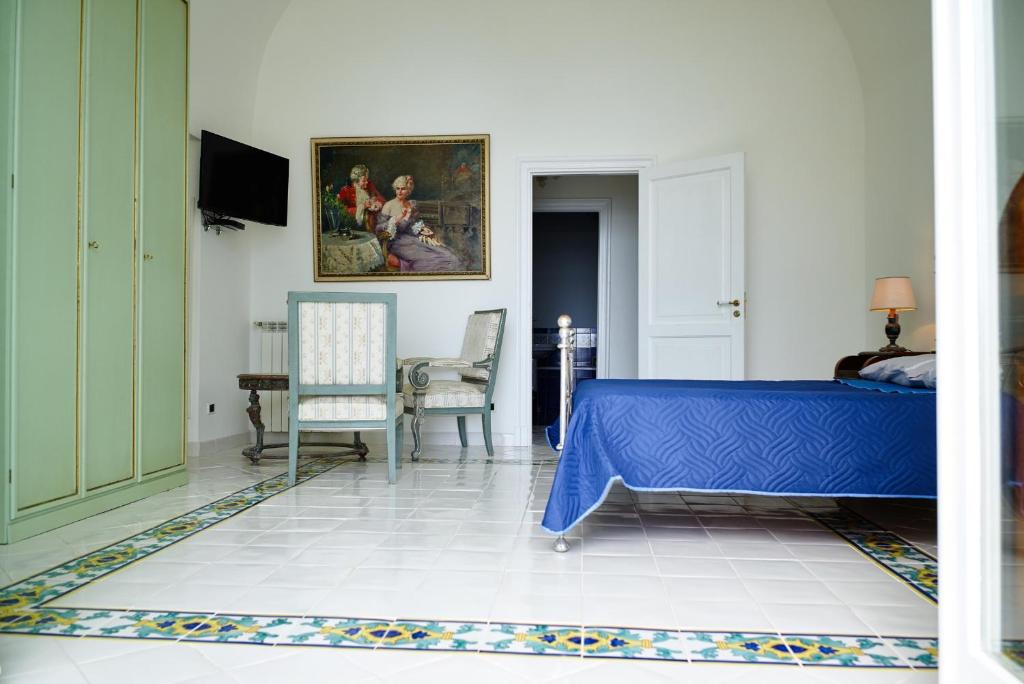 TV a/nebo společenská místnost v ubytování Villacore Capri