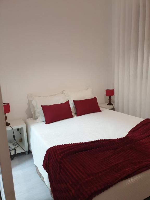 Postel nebo postele na pokoji v ubytování Hotel Palmeira