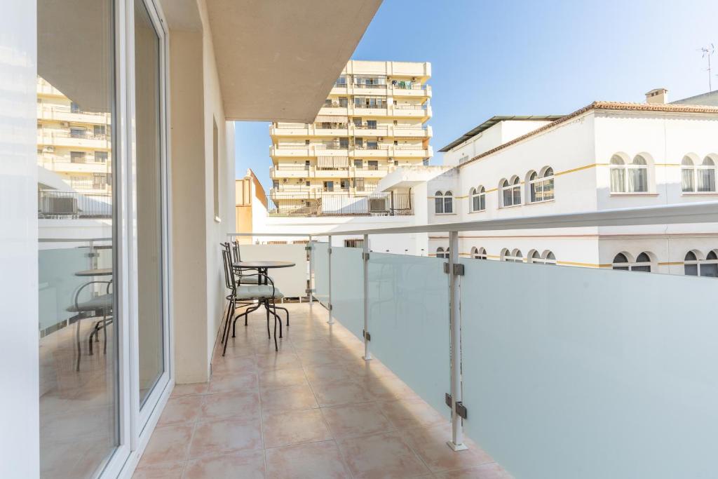 Balkón alebo terasa v ubytovaní Apartamentos Castillo