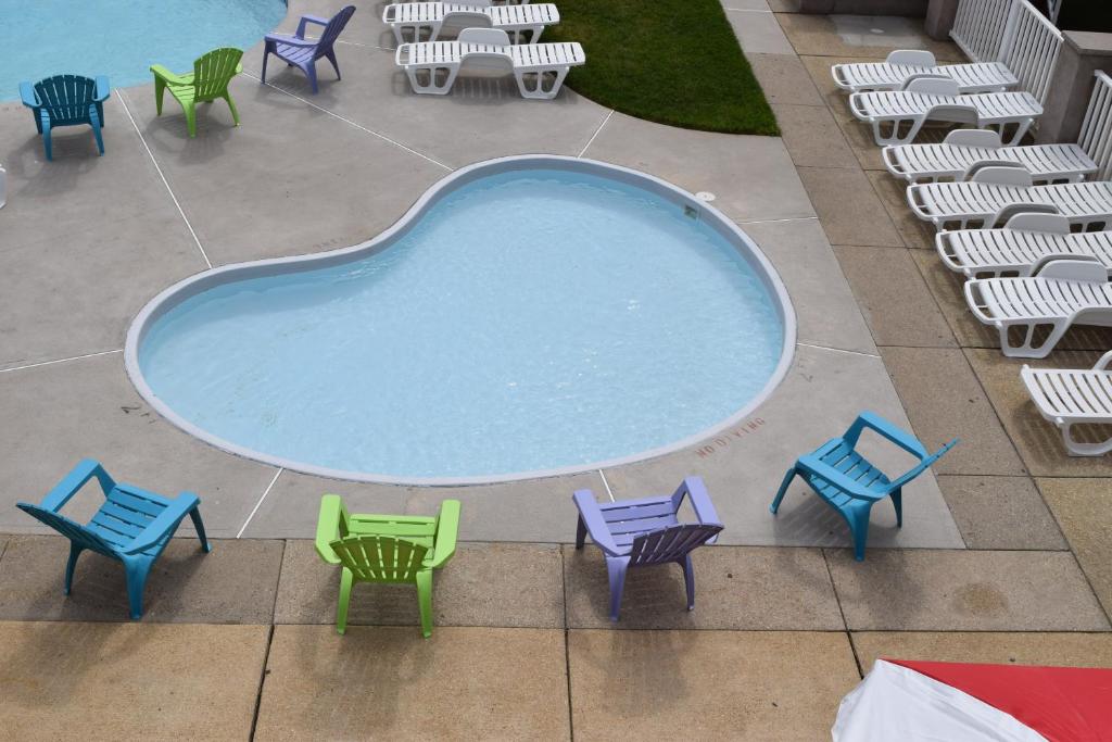 Bazén v ubytování Hershey Motel nebo v jeho okolí