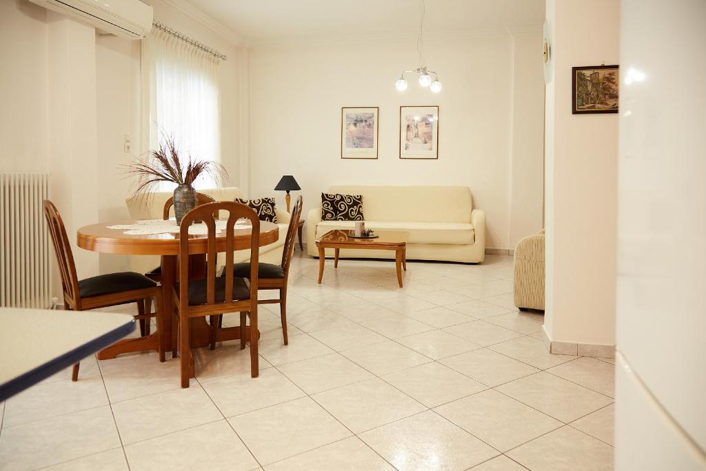 Posezení v ubytování APARTMENT in XANTHI My home