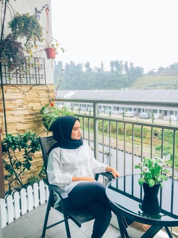 Balkón nebo terasa v ubytování Ghazzis Suite Cameron Highland