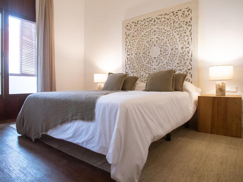 Postel nebo postele na pokoji v ubytování Casa da Djedja