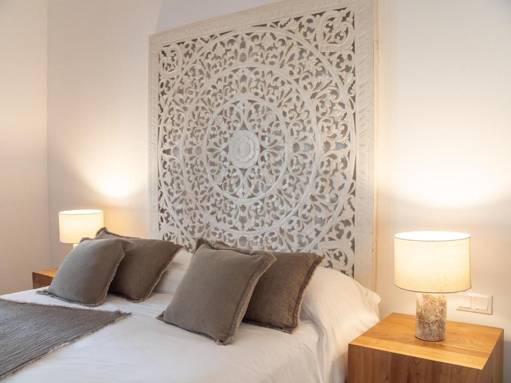 Postel nebo postele na pokoji v ubytování Casa da Djedja