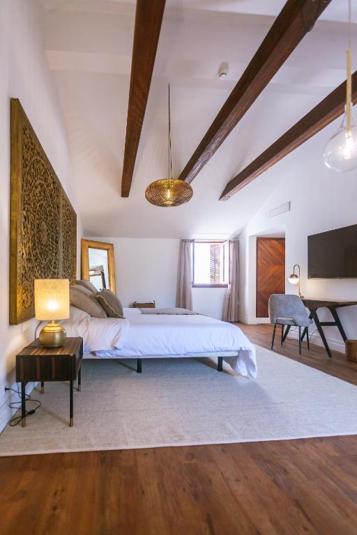 Postel nebo postele na pokoji v ubytování Casa da Djedja