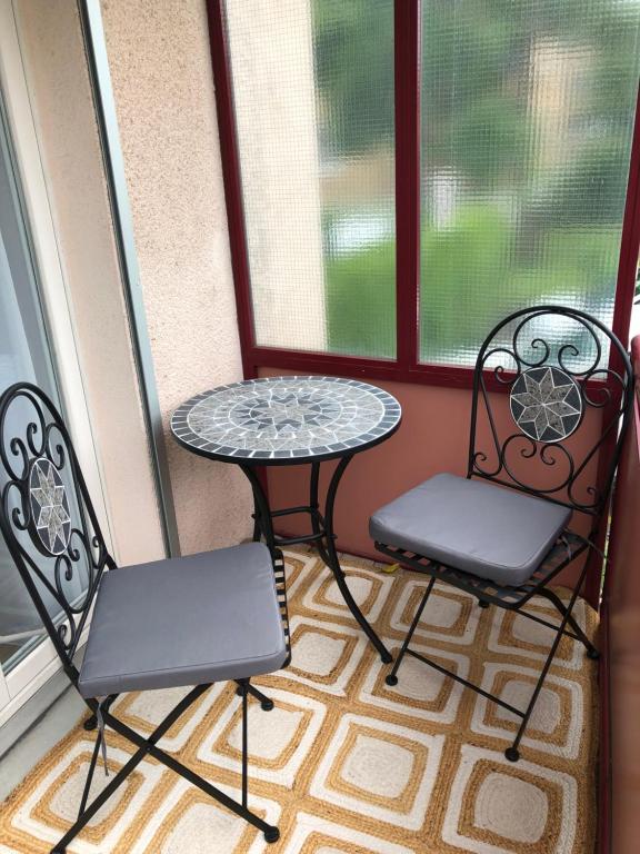 Balkón nebo terasa v ubytování Ferienwohnung Rapperswil