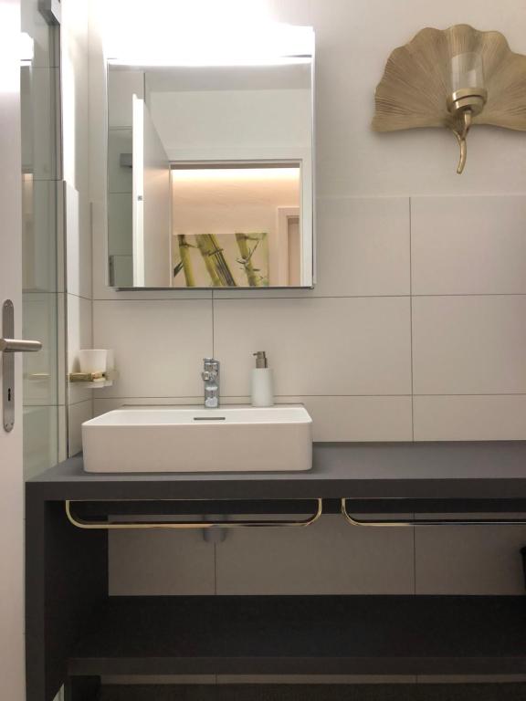Koupelna v ubytování Ferienwohnung Rapperswil