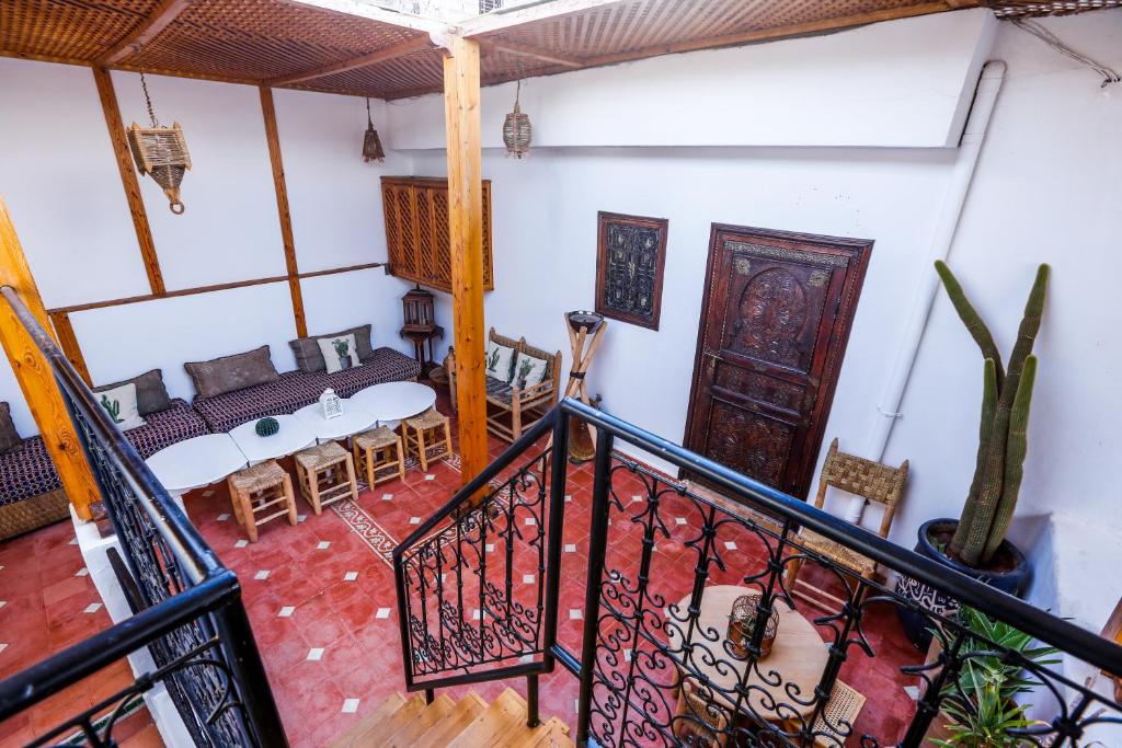 Posezení v ubytování Riad Dada Mouss & Suites