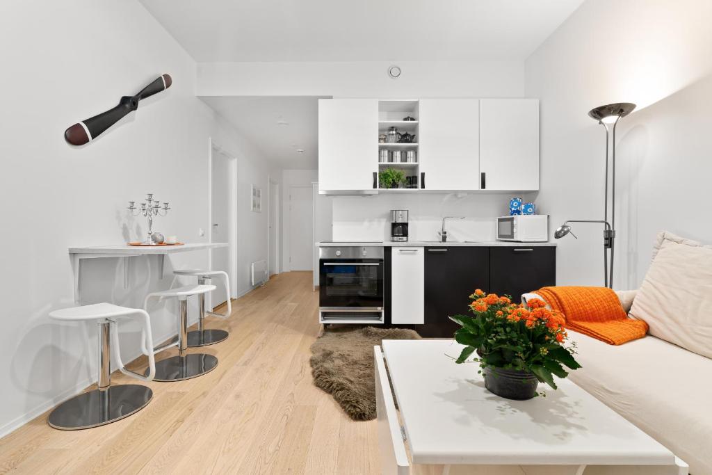 Dapur atau dapur kecil di SKIR 2 Bdr CORNER VIEW APARTEMENT