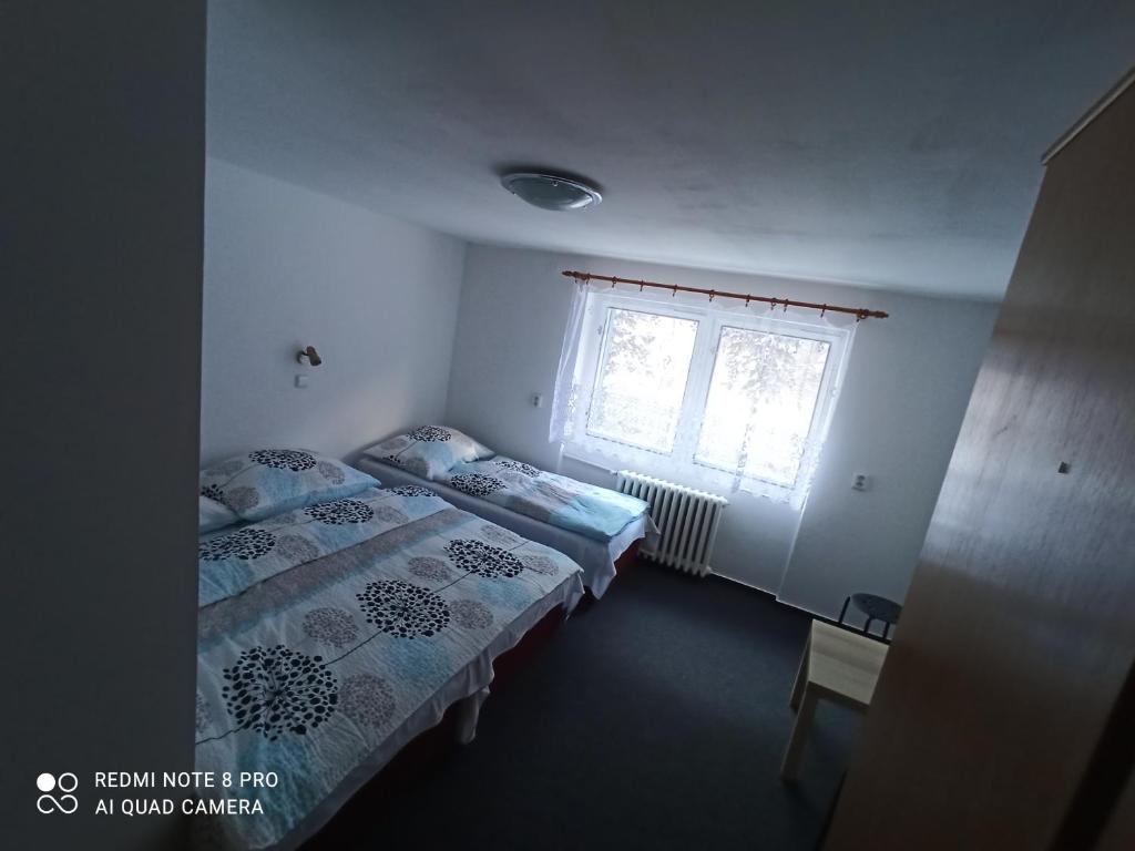 Postel nebo postele na pokoji v ubytování Penzion Modřanka