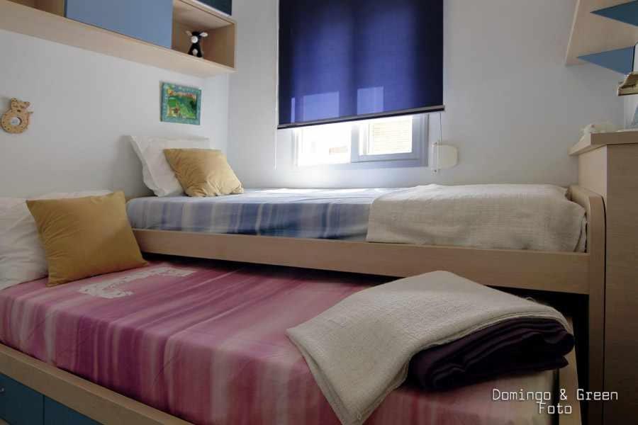 Posteľ alebo postele v izbe v ubytovaní MARICEL Apartment En la playa