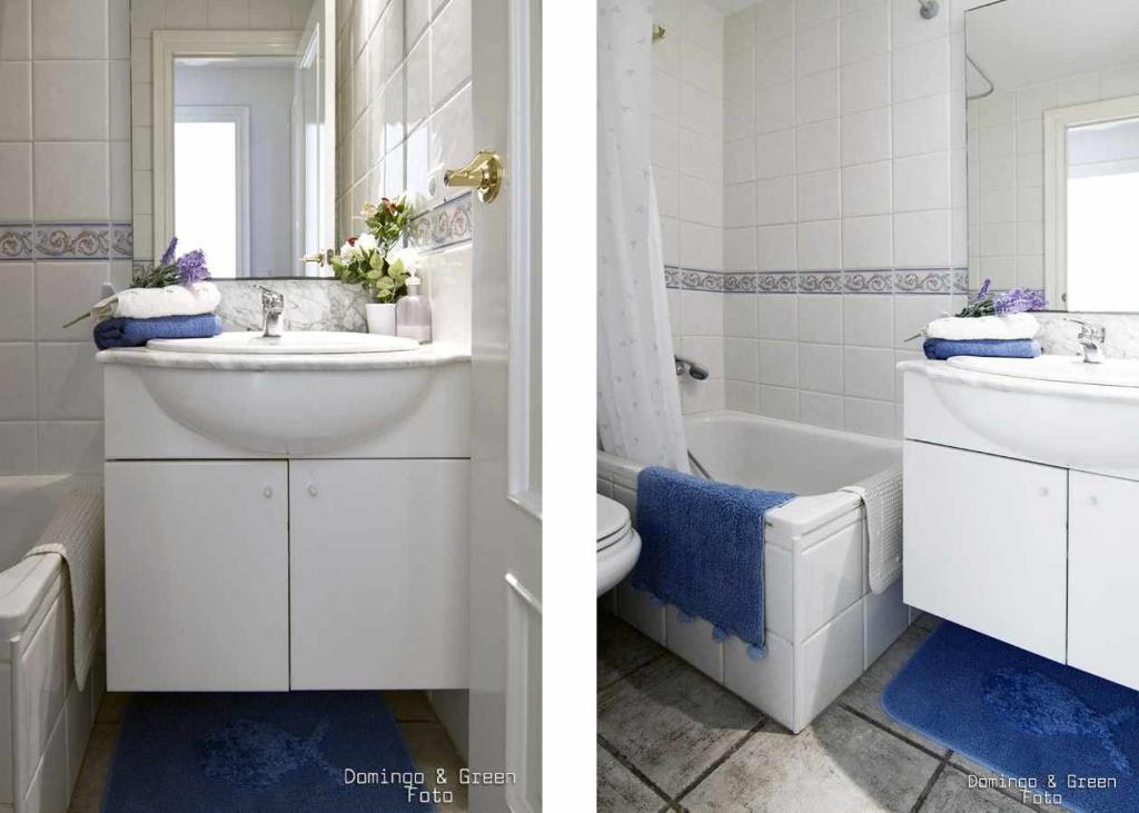 Kúpeľňa v ubytovaní MARICEL Apartment En la playa