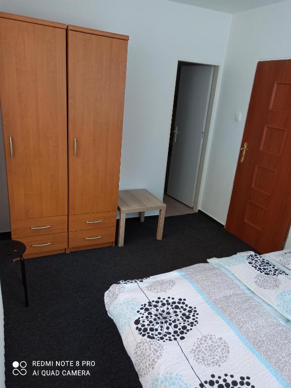 Postel nebo postele na pokoji v ubytování Penzion Modřanka