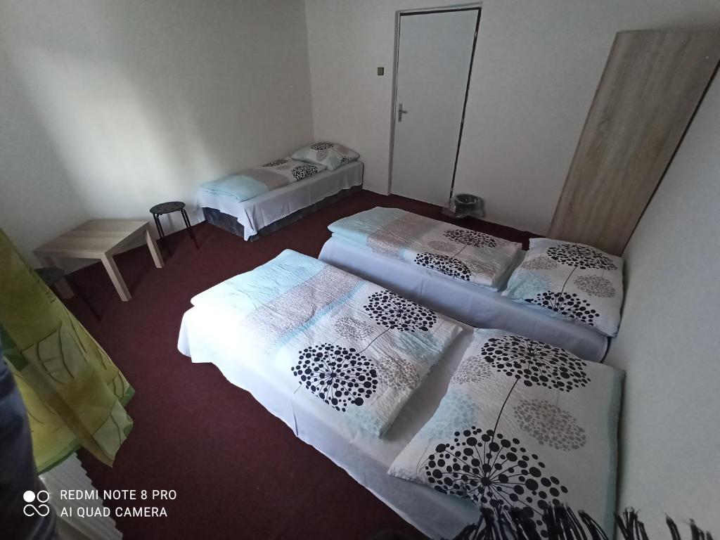 Postel nebo postele na pokoji v ubytování Penzion Modřanka