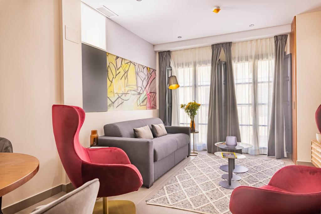 Posedenie v ubytovaní Home Art Apartments Soho